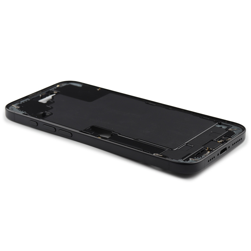 Apple Middle Frame met Power And Volumeknop (US Version) voor iPhone 16 Plus Zwart Pulled