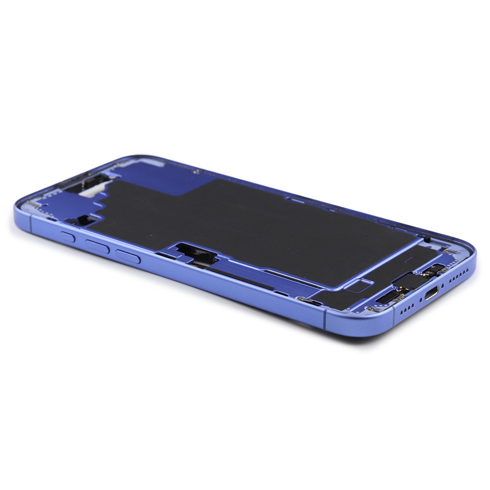 Apple Middle Frame met Power And Volumeknop (US Version) voor iPhone 16 Plus Light blue Pulled