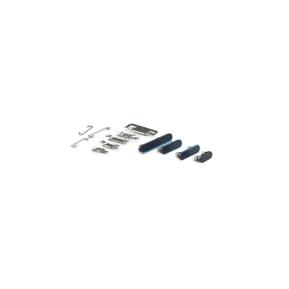 Apple behuizing knop Set (Power, Volume, Switch) voor iPhone 16 Pro/ 16 Pro Max Naturel Titanium Titanium OEM-Equivalent