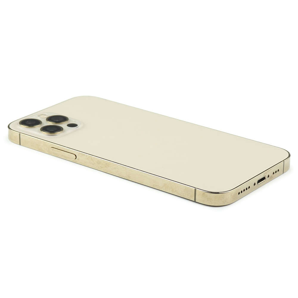 Apple Achterbehuizing met kleine onderdelen (EU-versie) voor iPhone 12 Pro Gold Pulled