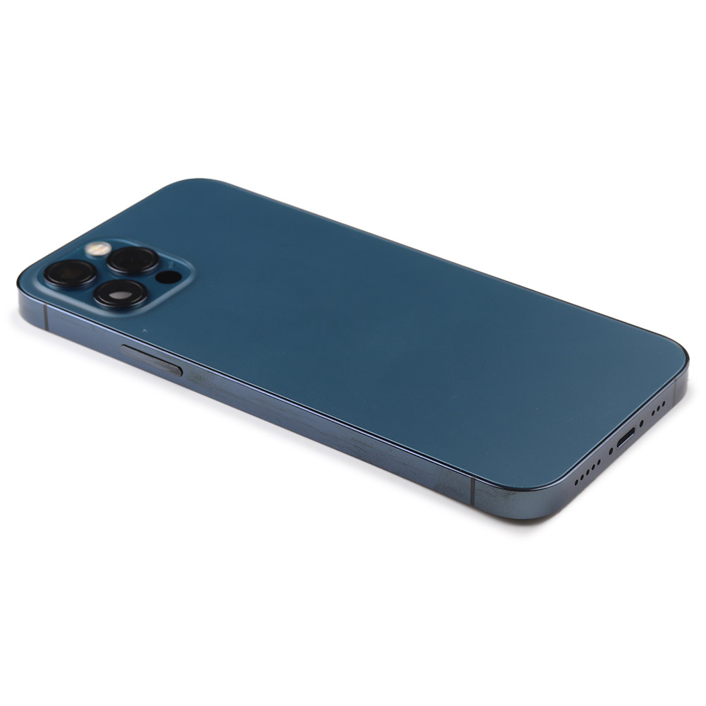 Apple Achterbehuizing met kleine onderdelen (EU-versie) voor iPhone 12 Pro Blauw Pulled