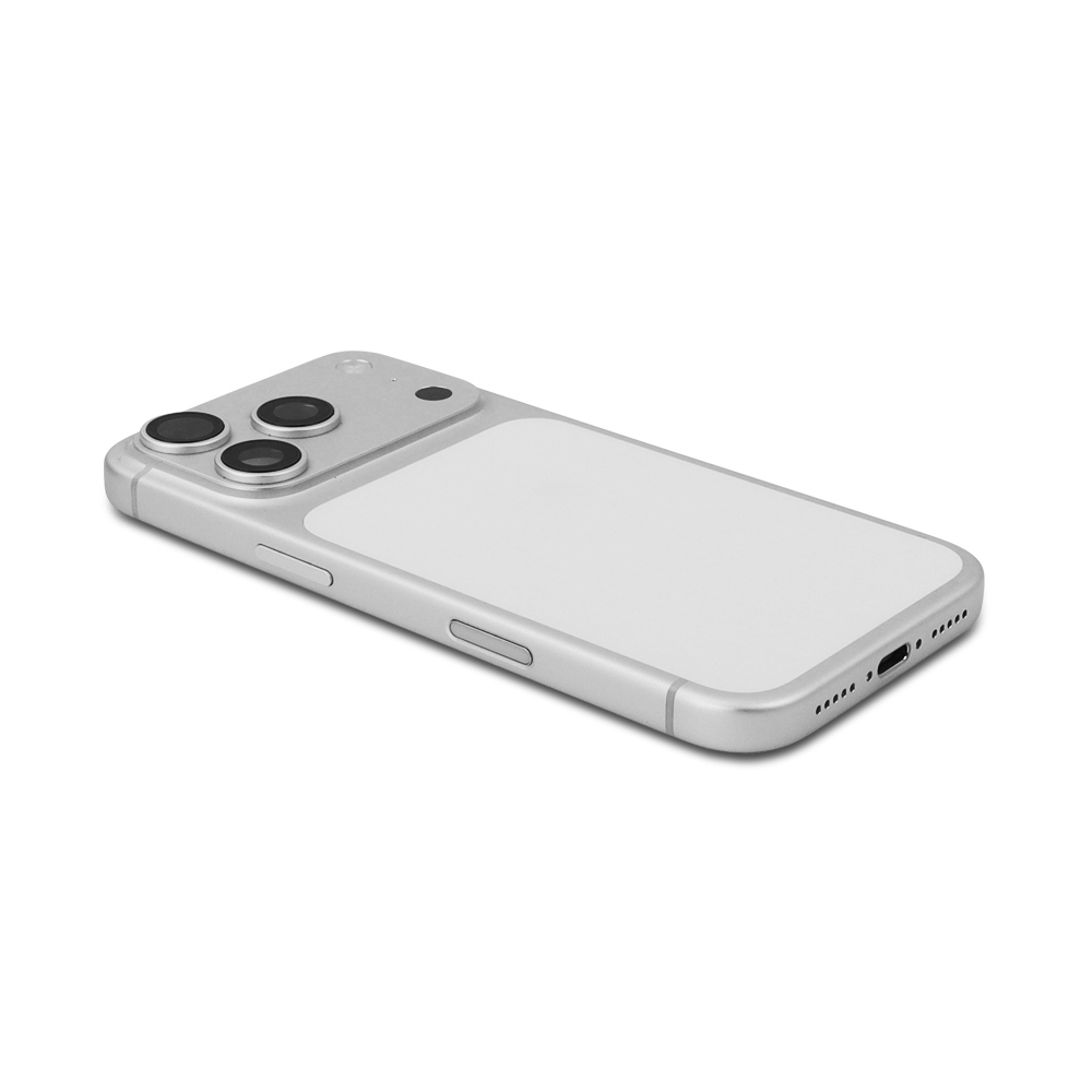 Apple Rear Housing with small parts For iPhone 17 Pro (EU Version) Silver Pulled