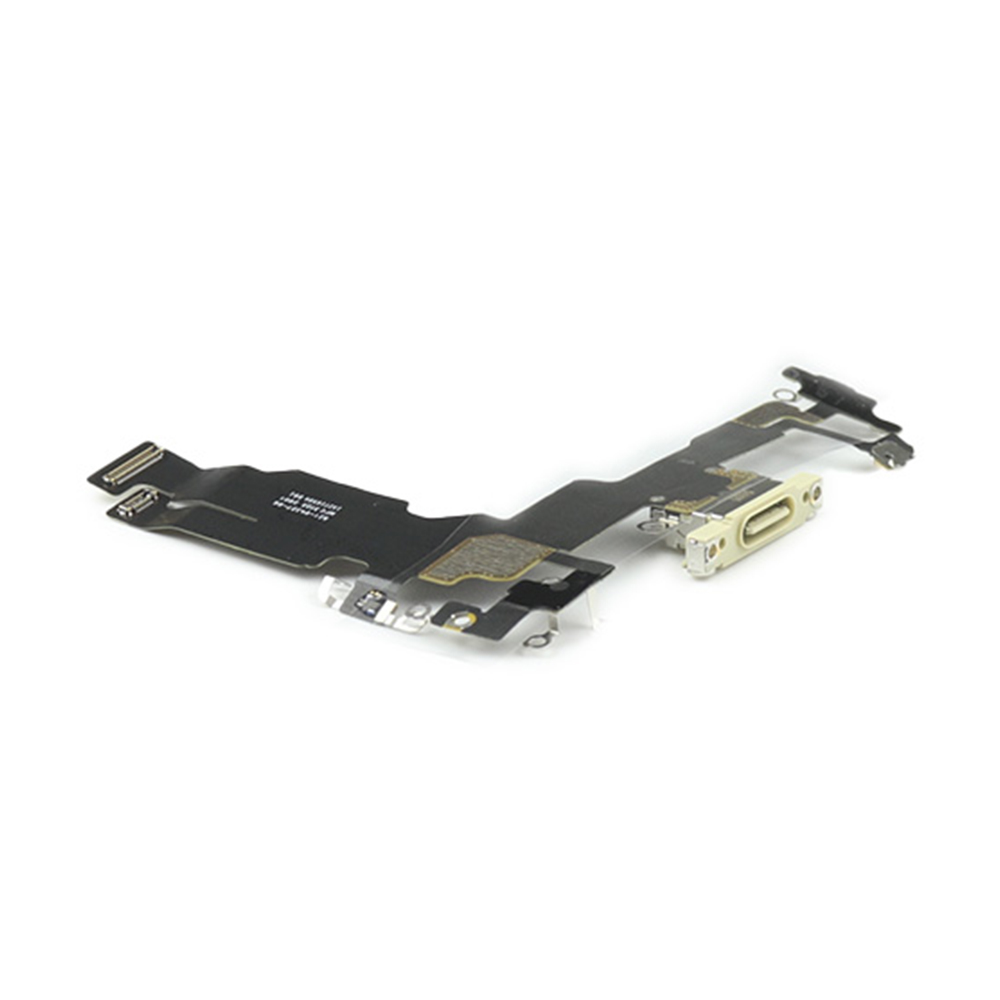 Apple Oplaadpoort voor iPhone 15 Geel Pulled