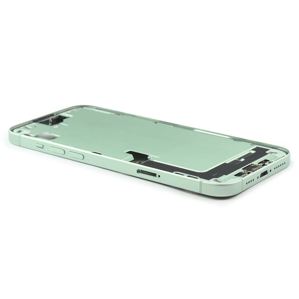 Apple Middenframe met aan/uit- en volumeknop voor iPhone 15 Plus (EU Version) Groen Titanium Pulled
