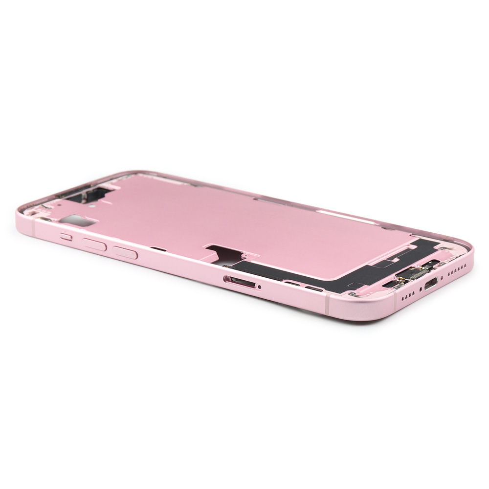 Apple Middenframe met aan/uit- en volumeknop voor iPhone 15 Plus (EU Version) Roze Titanium Pulled