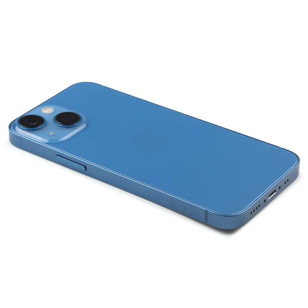 Apple Achterbehuizing met kleine onderdelen (EU-versie) voor iPhone 13 Mini Blauw Pulled