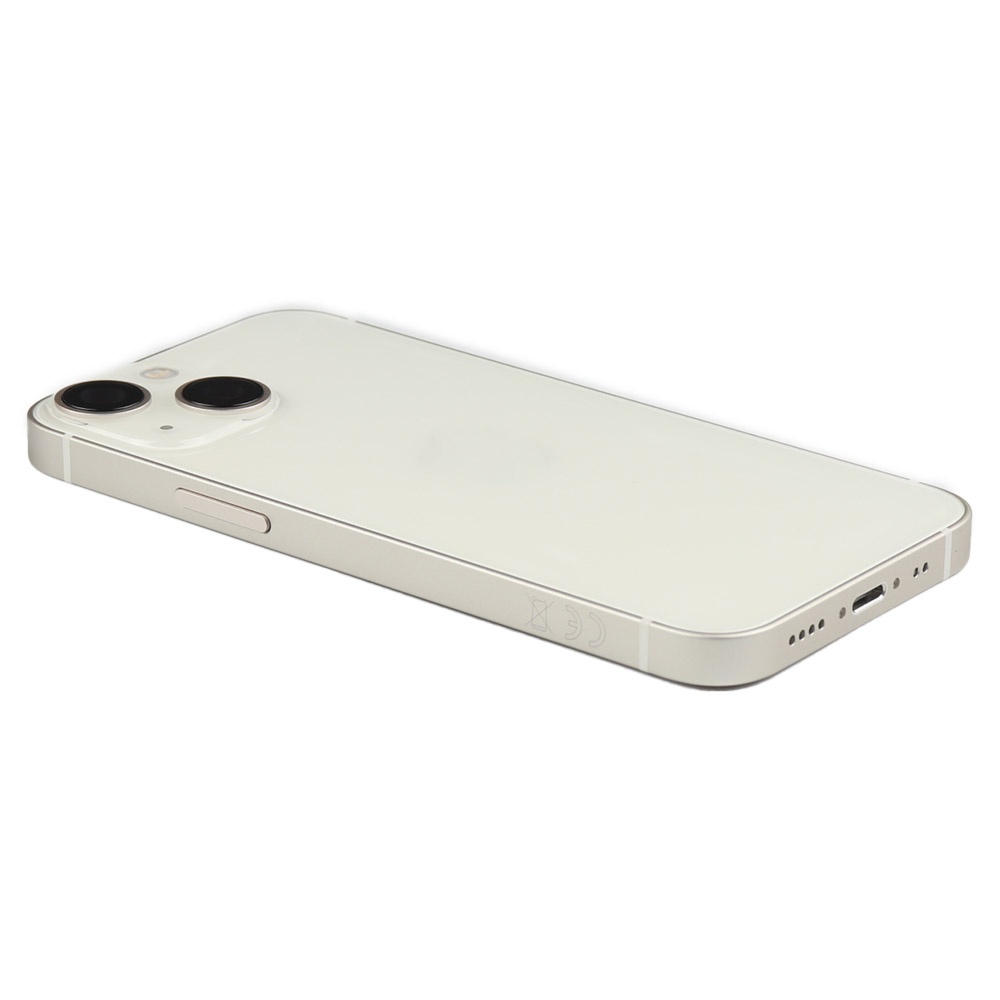 Apple Achterbehuizing met kleine onderdelen (EU-versie) voor iPhone 13 Mini Wit Pulled