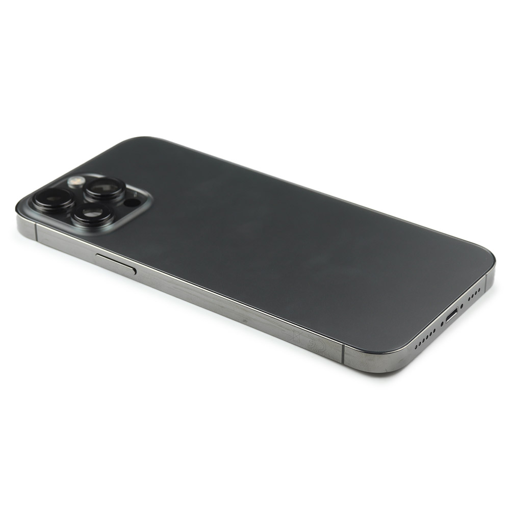 Apple Achterbehuizing met kleine onderdelen (EU-versie) voor iPhone 13 Pro Max Zwart Pulled