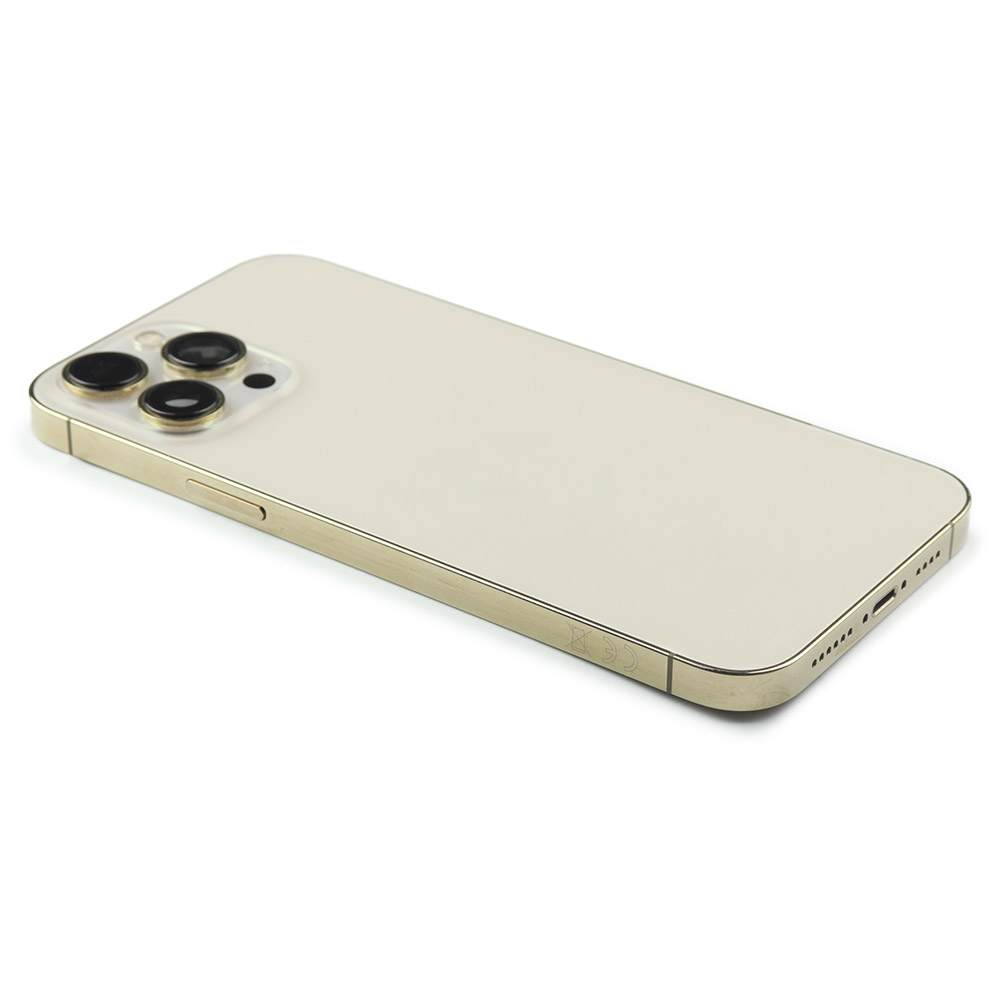 Apple Achterbehuizing met kleine onderdelen (EU-versie) voor iPhone 13 Pro Max Gold Pulled