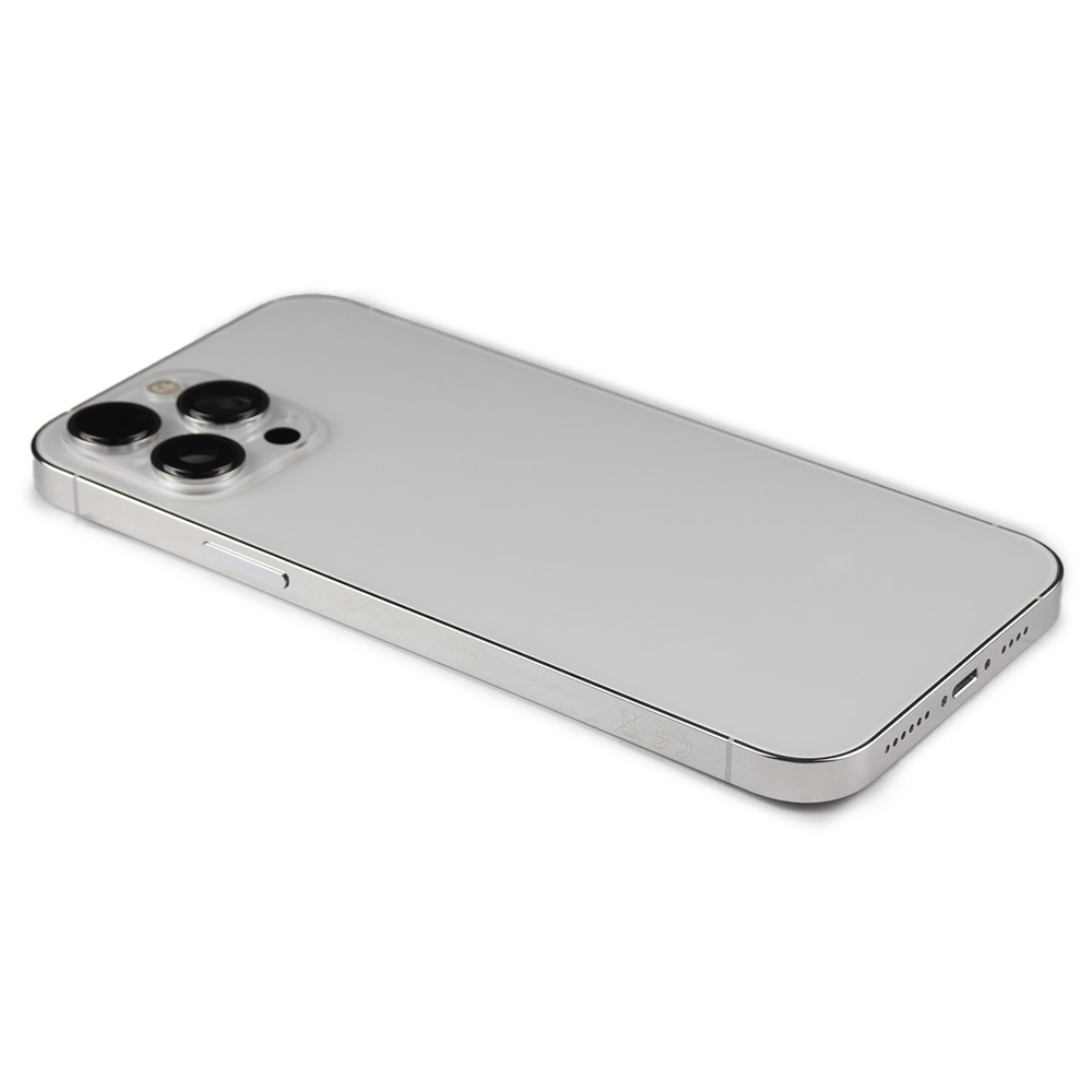 Apple Achterbehuizing met kleine onderdelen (EU-versie) voor iPhone 13 Pro Max Zilver Pulled