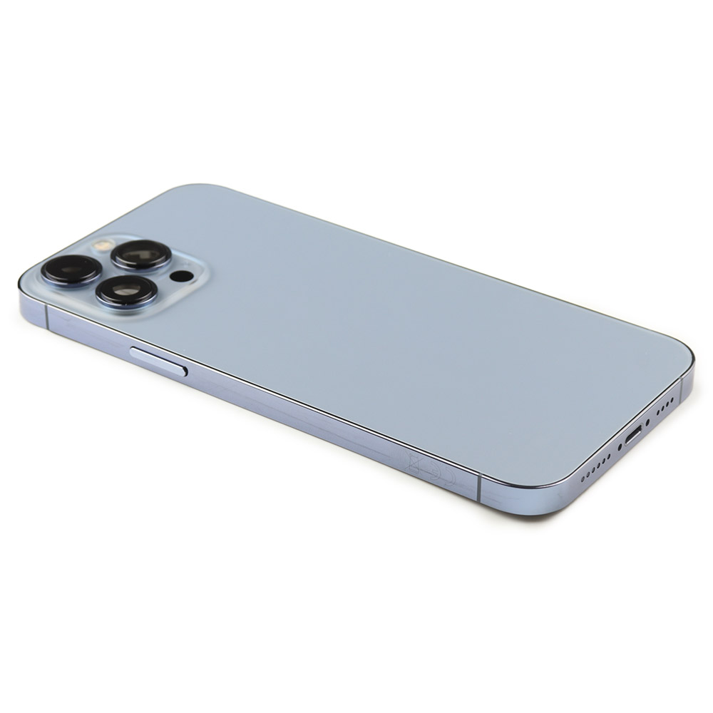 Apple Achterbehuizing met kleine onderdelen (EU-versie) voor iPhone 13 Pro Max Blauw Pulled