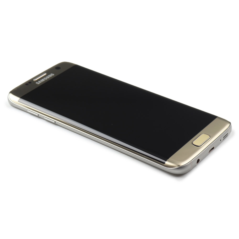 Écran Complete avec battery and châssis pour Samsung Galaxy S7 Edge Gold Service Pack