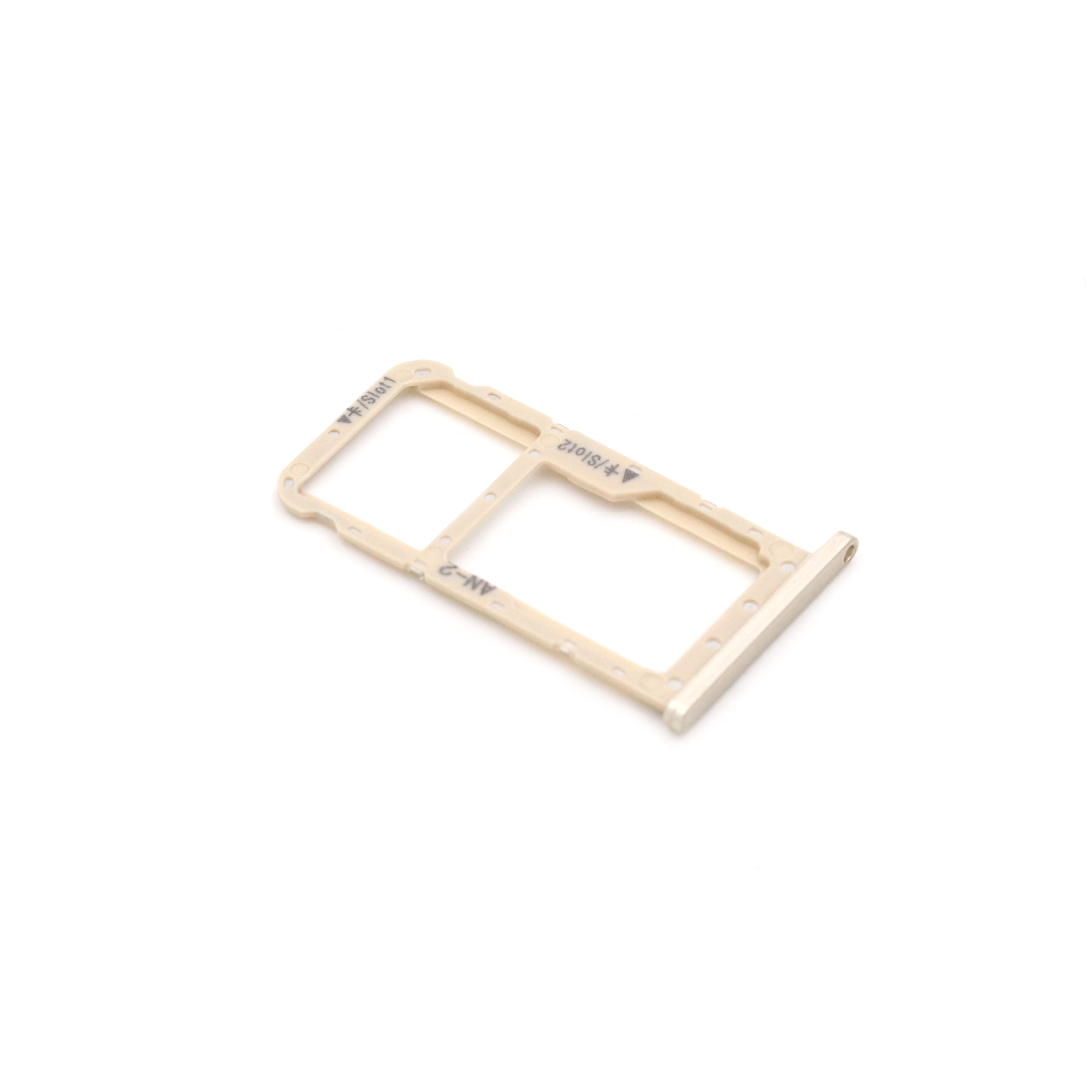 Huawei Sim- en SD-kaarthouder met cover voor Huawei P20 Lite Gold OEM-Equivalent