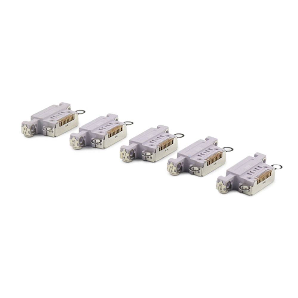 Apple Oplaadpoort (5 stuks, solderen vereist) voor iPhone 14/14 Plus Paars OEM-Equivalent