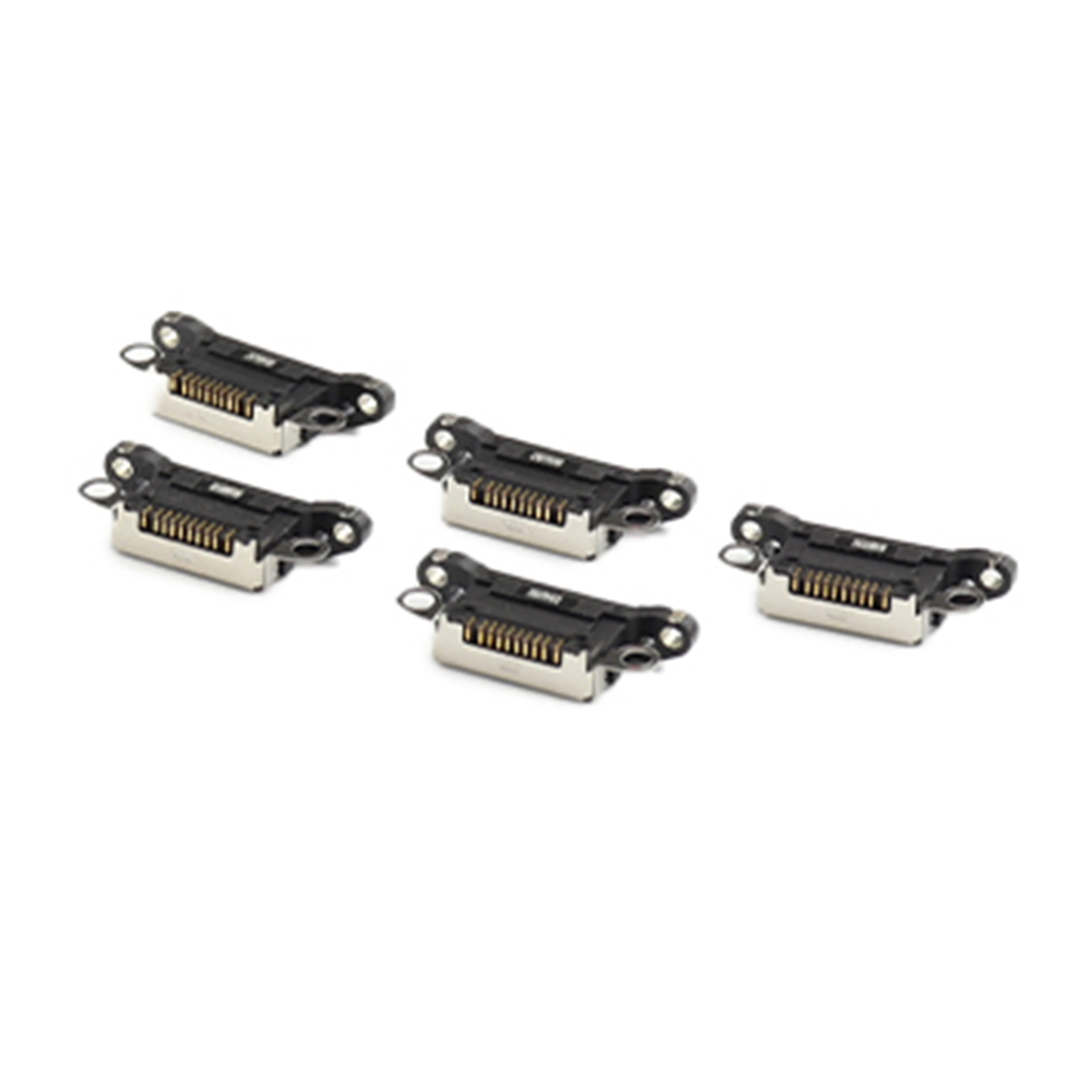 Apple Charging Port ( 5 Pieces , Soldering Required) For iPhone 12 Pro Max White OEM-Equivalent