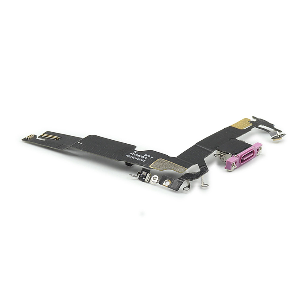 Apple Oplaadpoort voor iPhone 16 Roze Pulled
