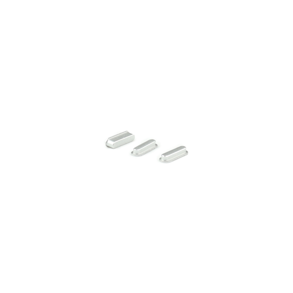 Apple behuizing Buttons Set voor iPad 9 (10.2) (2021) Zilver OEM-Equivalent