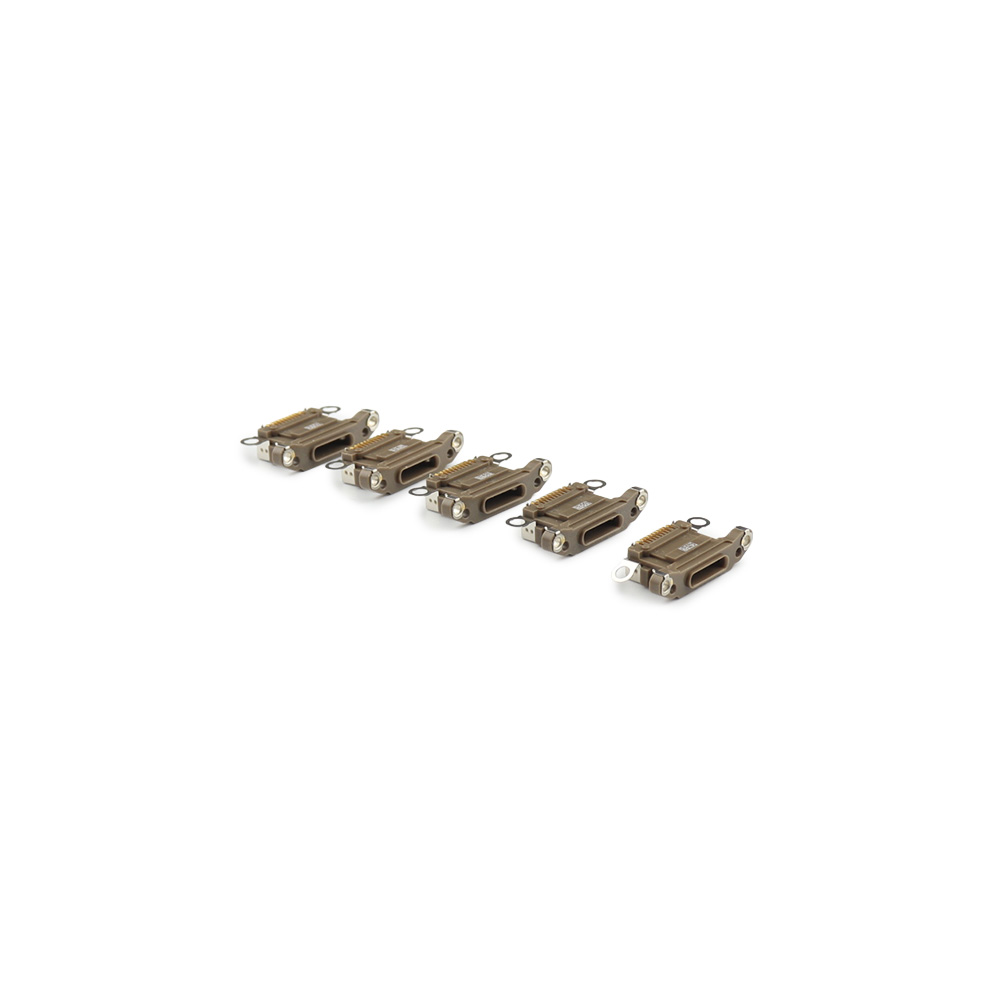 Apple Oplaadpoort (5 stuks, solderen vereist) voor iPhone 13 Pro /13 Pro Max Gold OEM-Equivalent