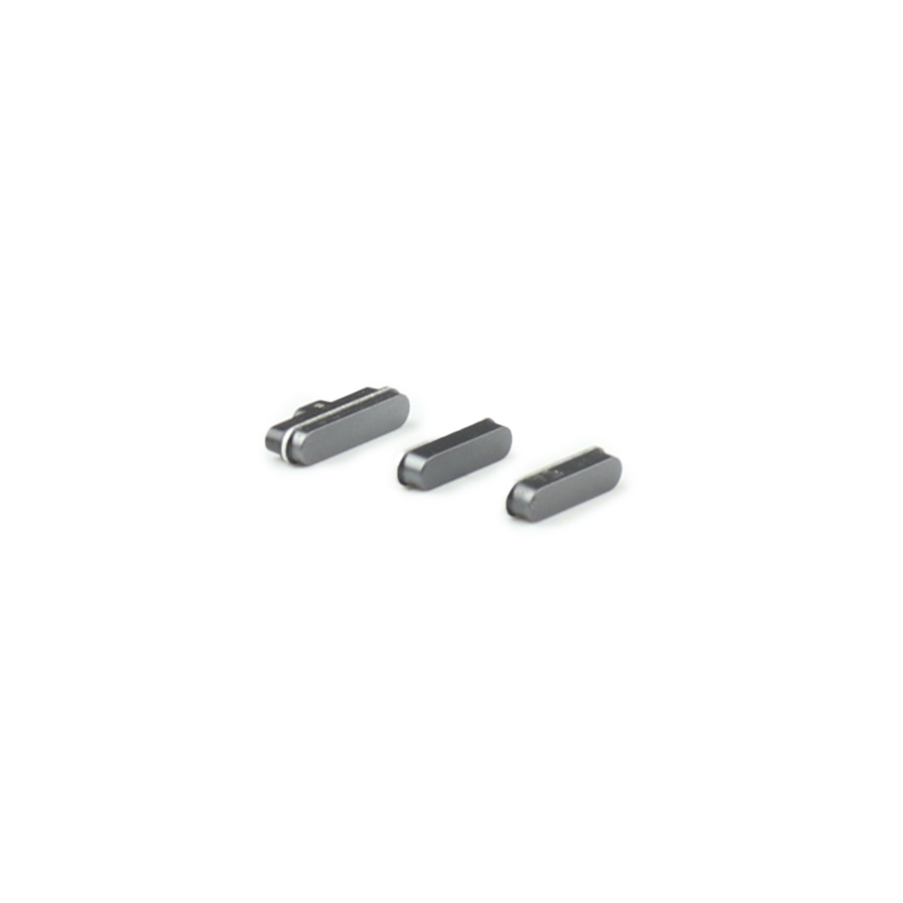 Apple behuizing Buttons Set voor iPad Pro 12.9 (2021) Spacegrijs OEM-Equivalent