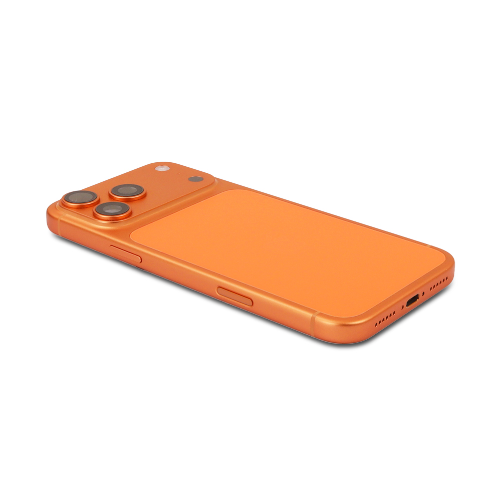 Apple Achterbehuizing met kleine onderdelen voor iPhone 17 Pro Max (EU Version) Cosmic Oranje Pulled