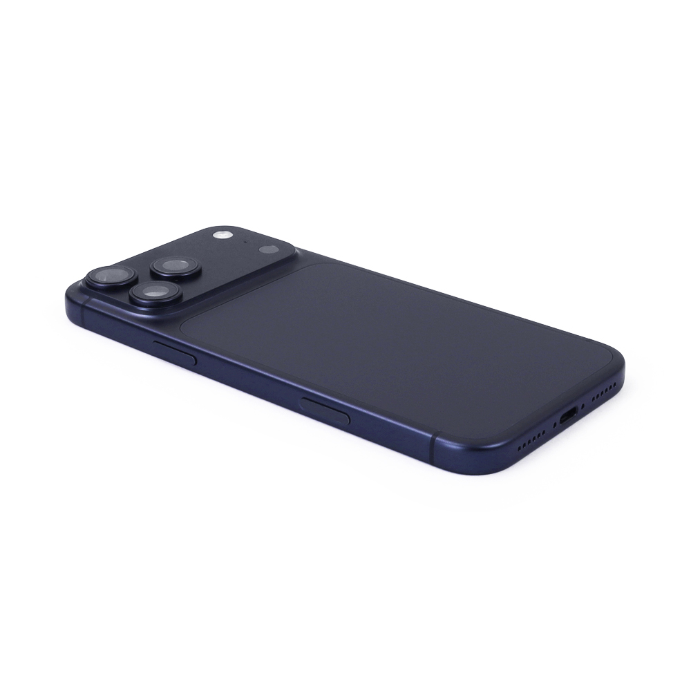Apple Achterbehuizing met kleine onderdelen voor iPhone 17 Pro Max (EU Version) Deep Blauw Pulled