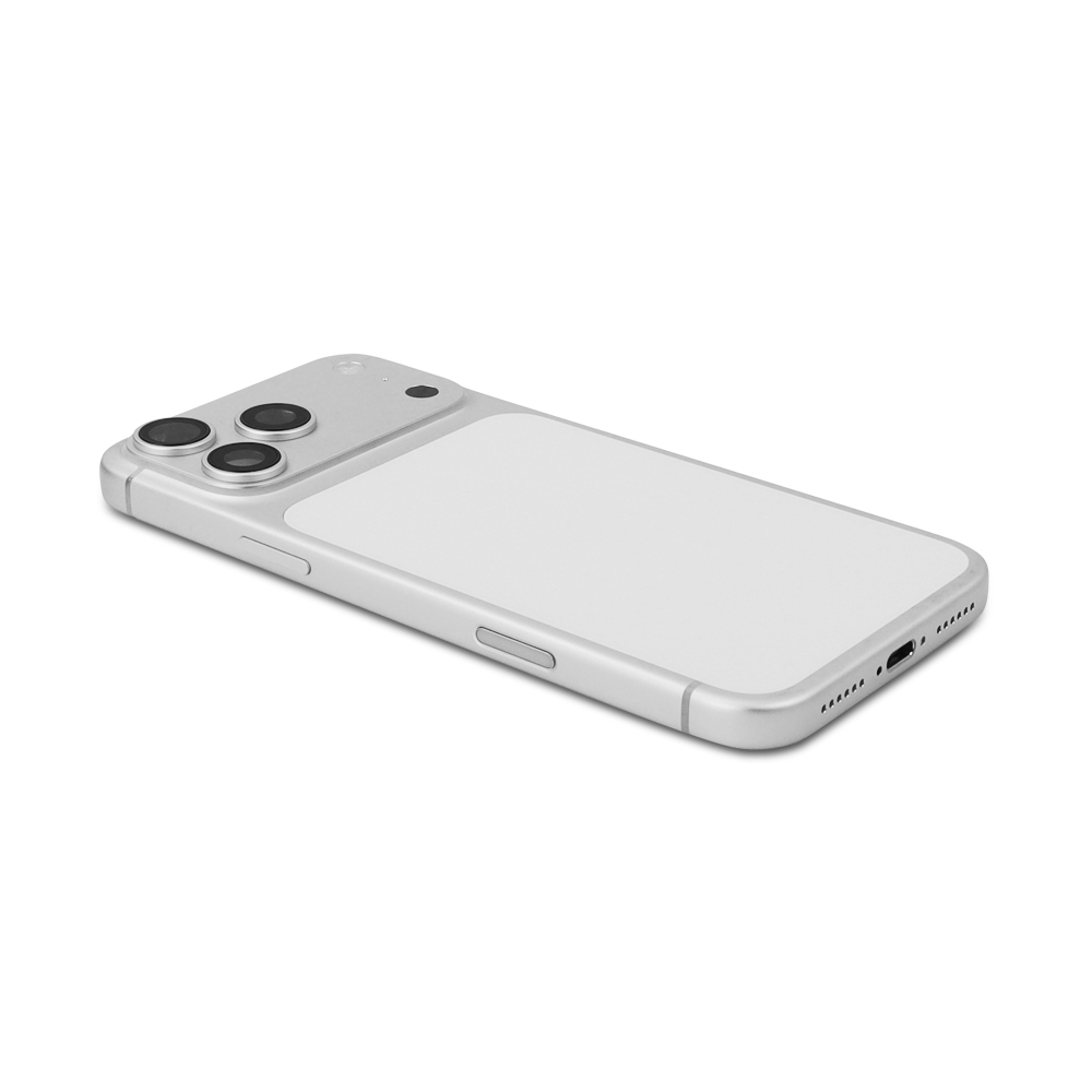 Apple Achterbehuizing met kleine onderdelen voor iPhone 17 Pro Max (EU Version) Zilver Pulled