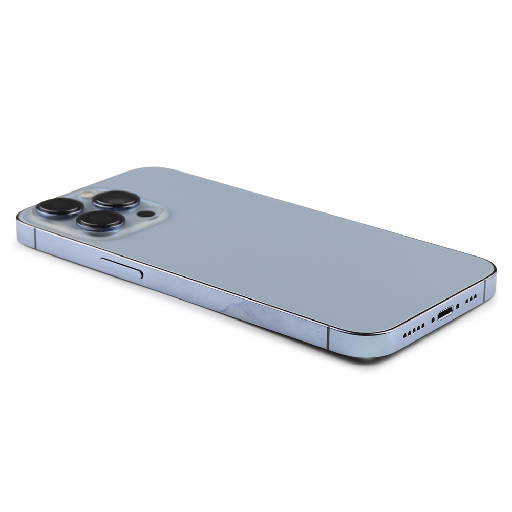 Apple Achterbehuizing met kleine onderdelen (EU-versie) voor iPhone 13 Pro Blauw Pulled B