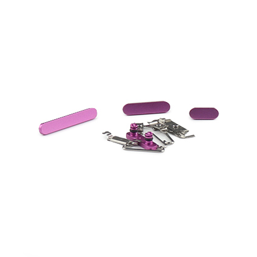 Apple behuizing knop Set (Power, Volume, Switch) voor iPhone 16/ 16 Plus Roze OEM-Equivalent