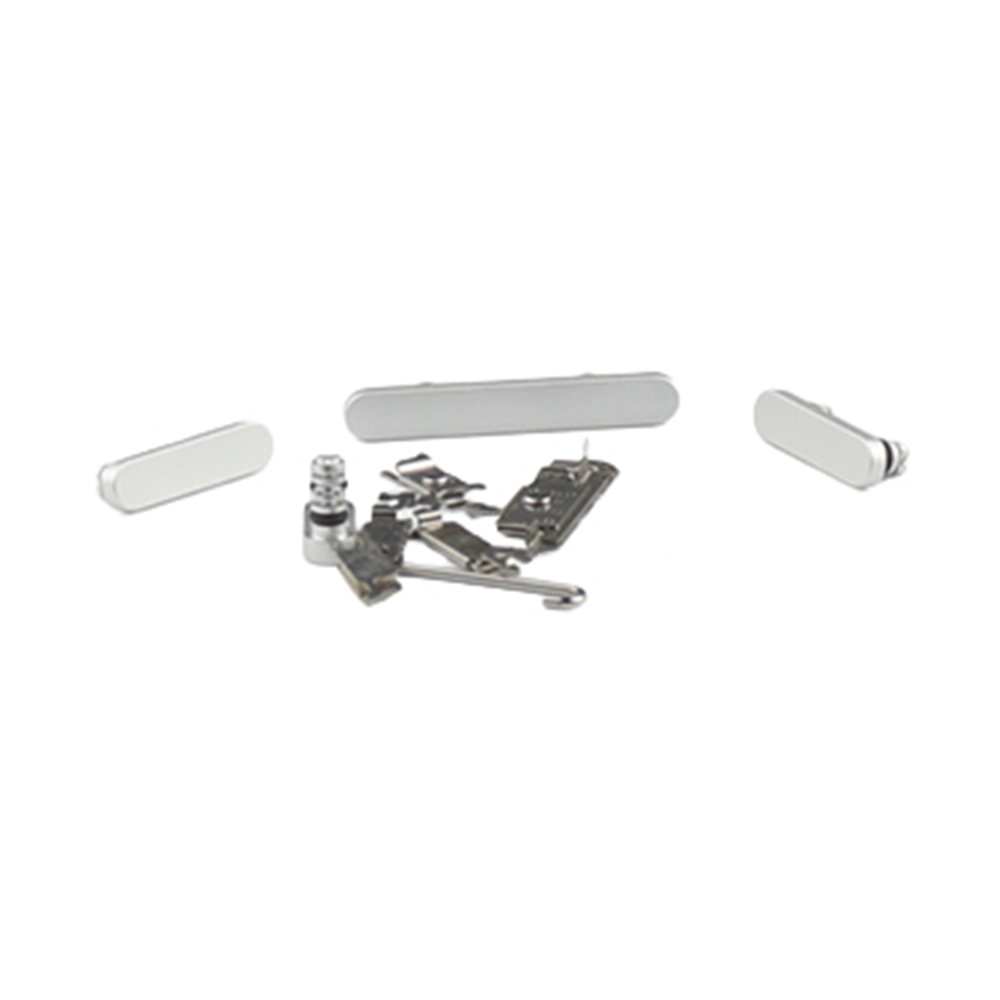 Apple behuizing knop Set (Power, Volume, Switch) voor iPhone 16/ 16 Plus Wit OEM-Equivalent