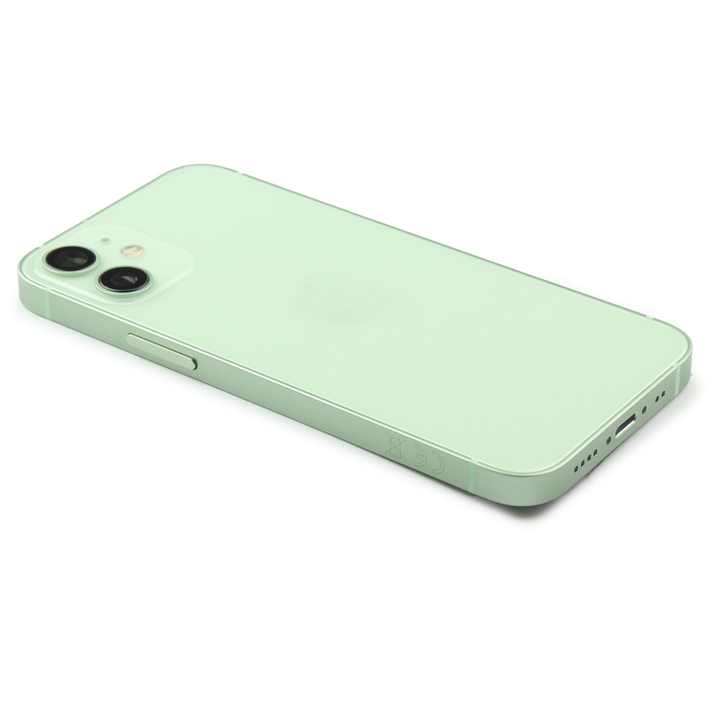 Apple Achterbehuizing met kleine onderdelen (EU-versie) voor iPhone 12 Mini Groen Pulled