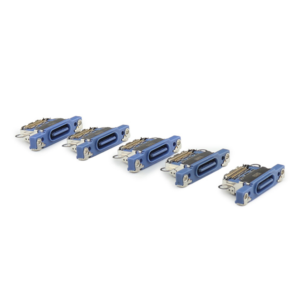 Apple Oplaadpoort (5 stuks, solderen vereist) voor iPhone 16/ 16 Plus Light blue OEM-Equivalent