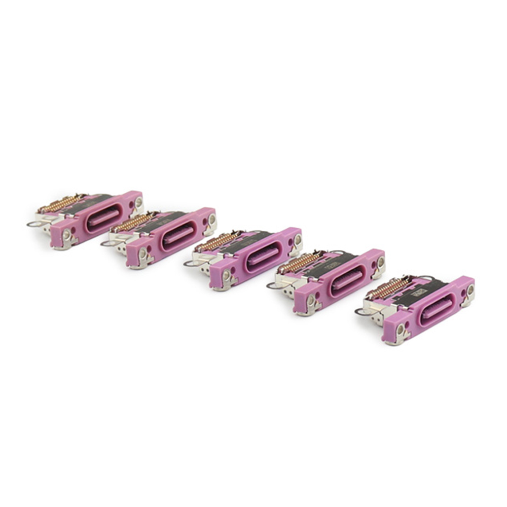 Apple Oplaadpoort (5 stuks, solderen vereist) voor iPhone 16/ 16 Plus Roze OEM-Equivalent