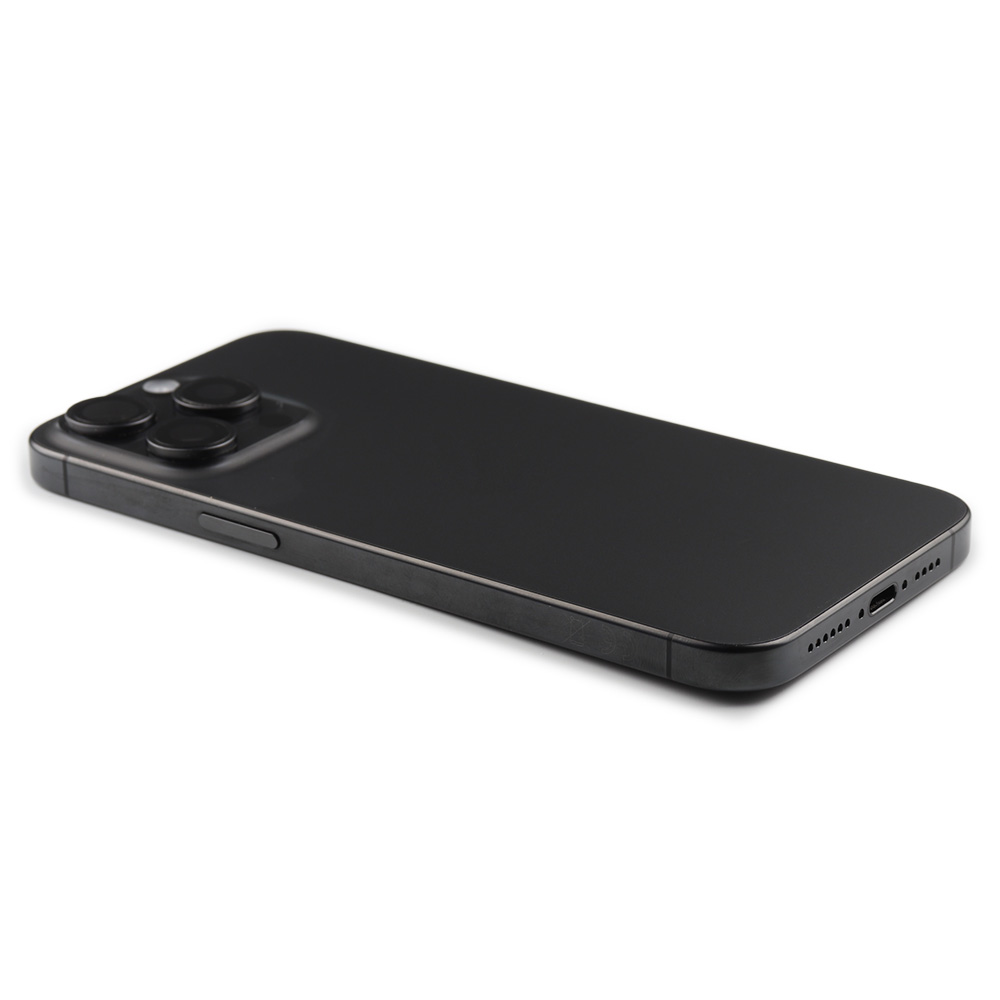 Apple Achterbehuizing met kleine onderdelen voor iPhone 15 Pro Max (EU Version) Zwart Titanium Pulled B