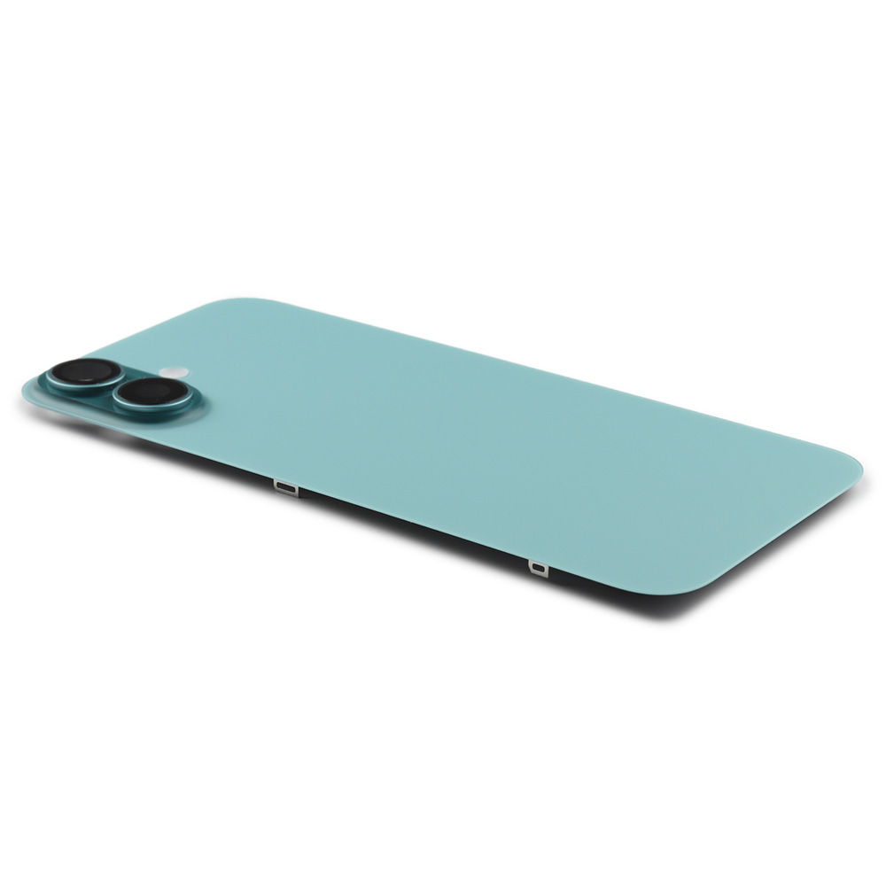 Apple Achterkant incl. cameralens, flitser en draadloos laden voor iPhone 16 Plus Groen Pulled
