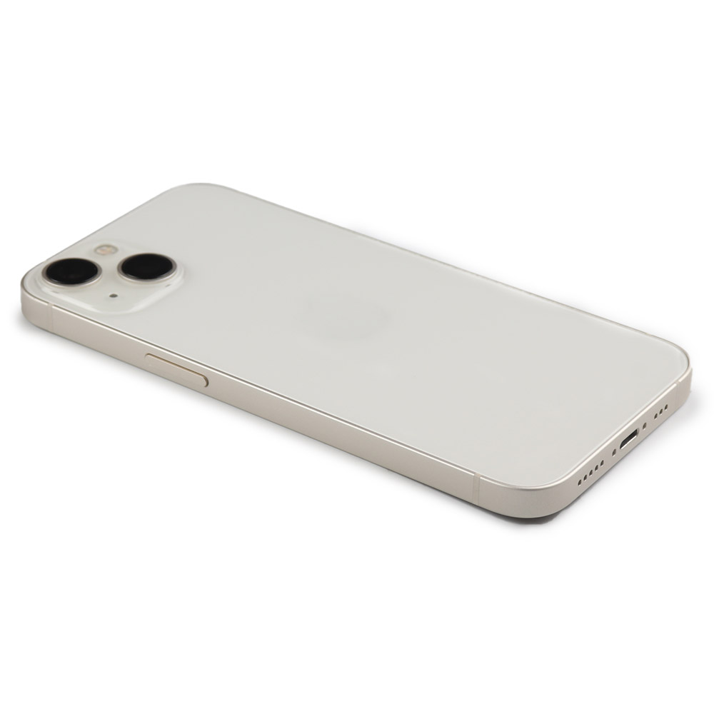 Achterbehuizing met kleine onderdelen (EU-versie) voor iPhone 13 Wit Pulled