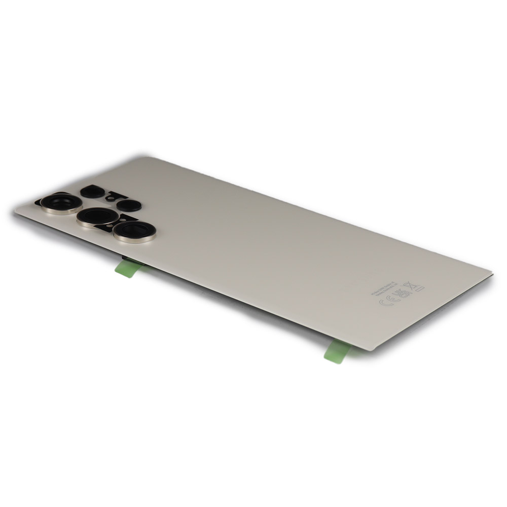Samsung Achterkant voor Samsung Galaxy S23 Ultra (SM-S918B) Crème Service Pack