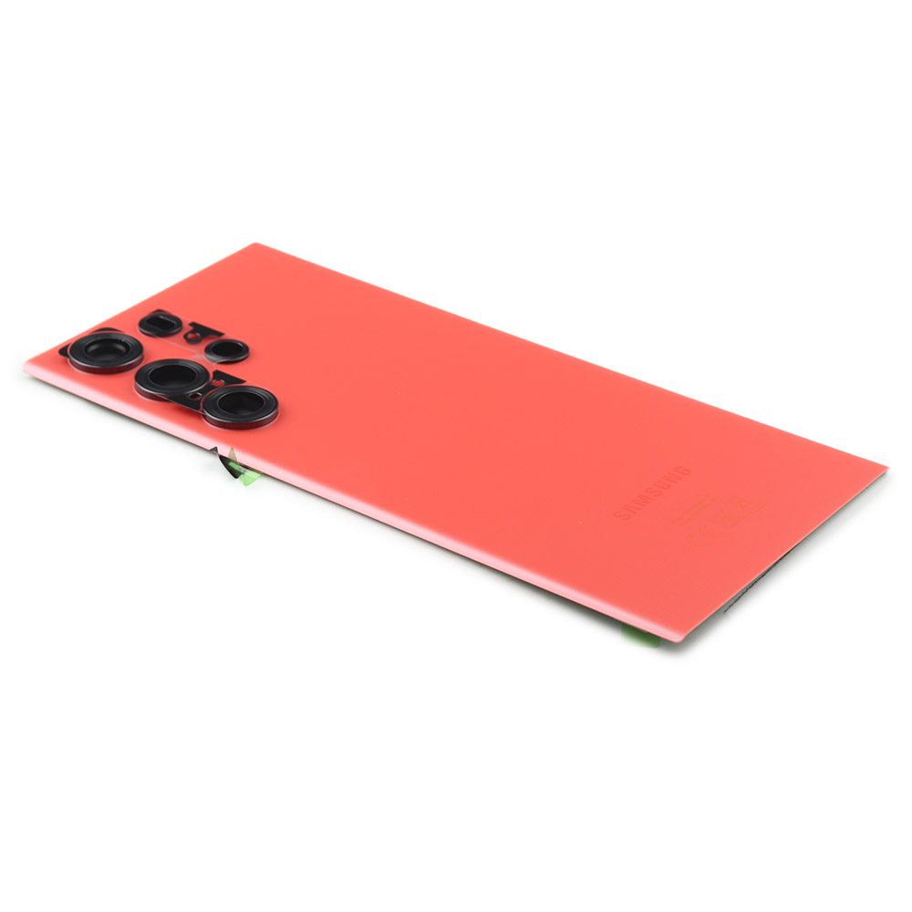 Samsung Achterkant voor Samsung Galaxy S23 Ultra (SM-S918B) Rood Service Pack