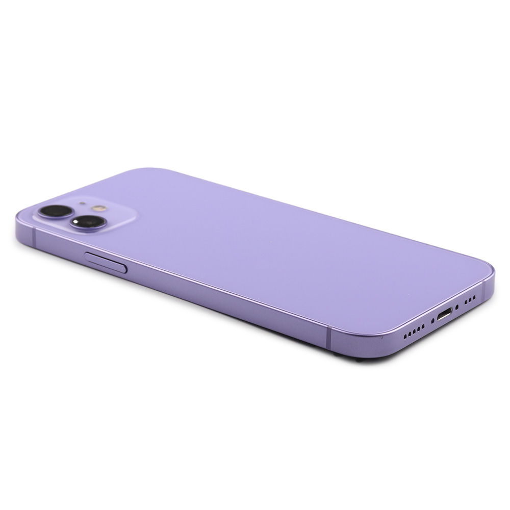 Apple Achterbehuizing met kleine onderdelen (EU-versie) voor iPhone 12 Paars Pulled B
