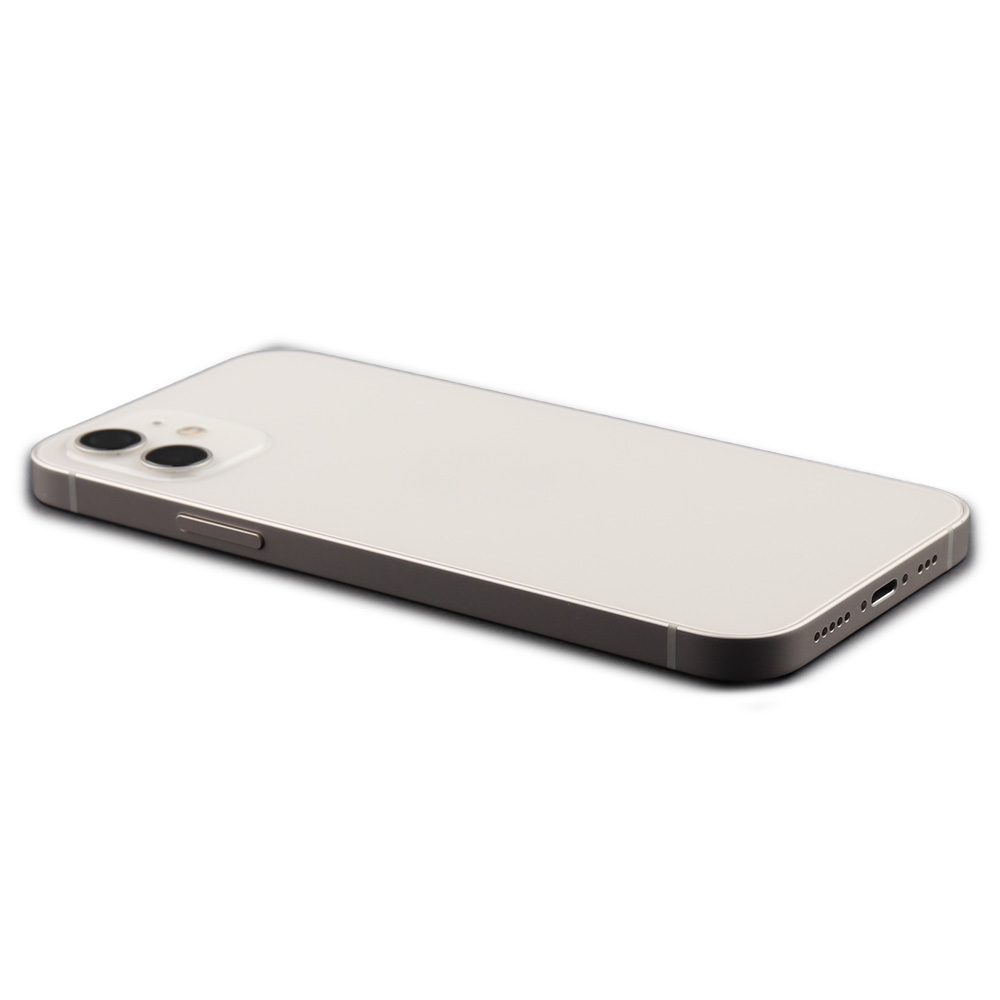 Apple Achterbehuizing met kleine onderdelen (EU-versie) voor iPhone 12 Wit Pulled B