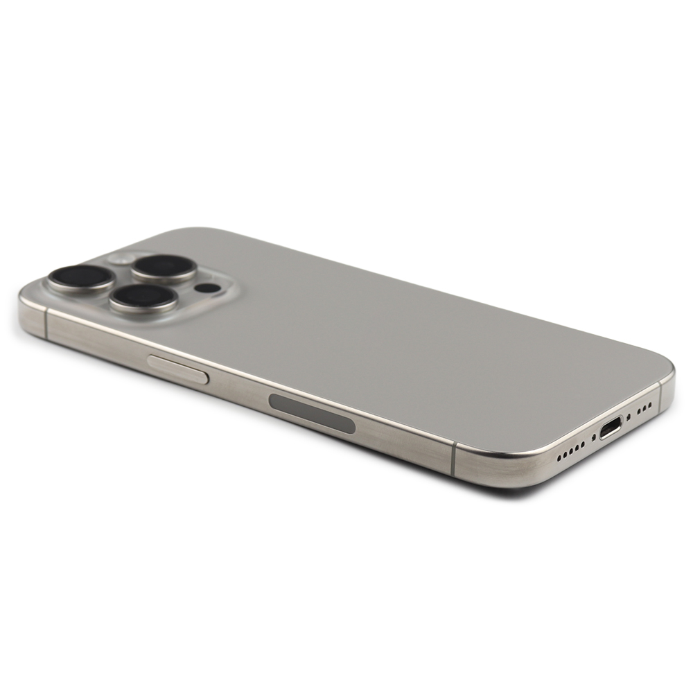Apple Achterbehuizing met kleine onderdelen (US-versie) voor iPhone 15 Pro Naturel Titanium Pulled