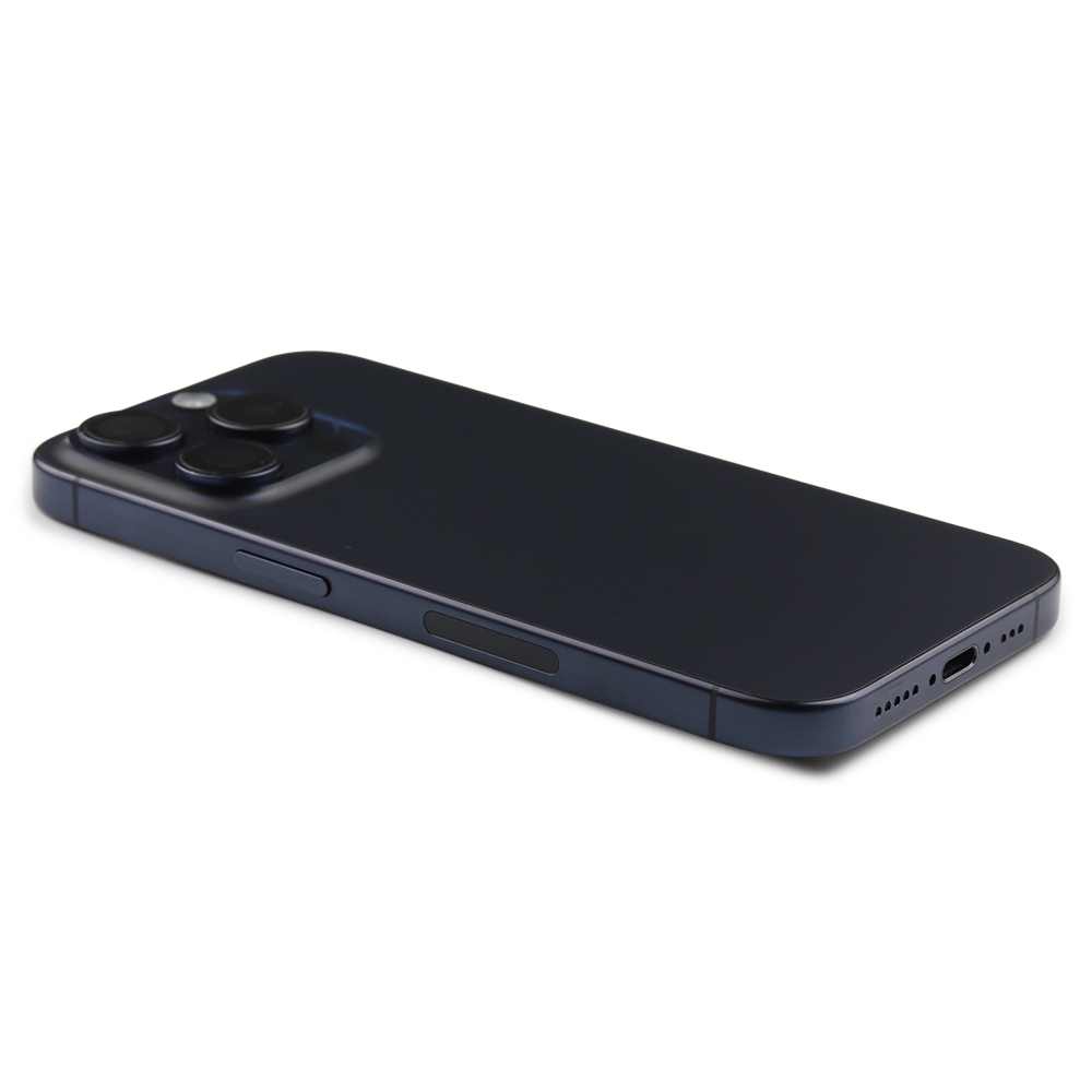 Apple Achterbehuizing met kleine onderdelen (US-versie) voor iPhone 15 Pro Blauw Pulled