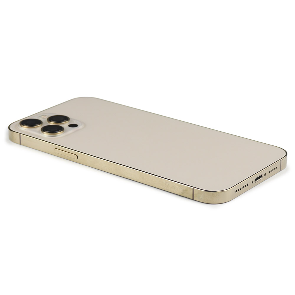 Apple Achterbehuizing met kleine onderdelen (EU-versie) voor iPhone 12 Pro Max Gold Pulled
