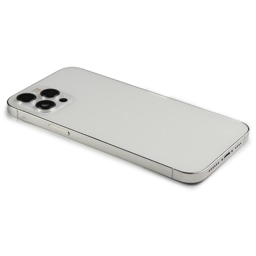 Apple Achterbehuizing met kleine onderdelen (EU-versie) voor iPhone 12 Pro Max Zilver Pulled