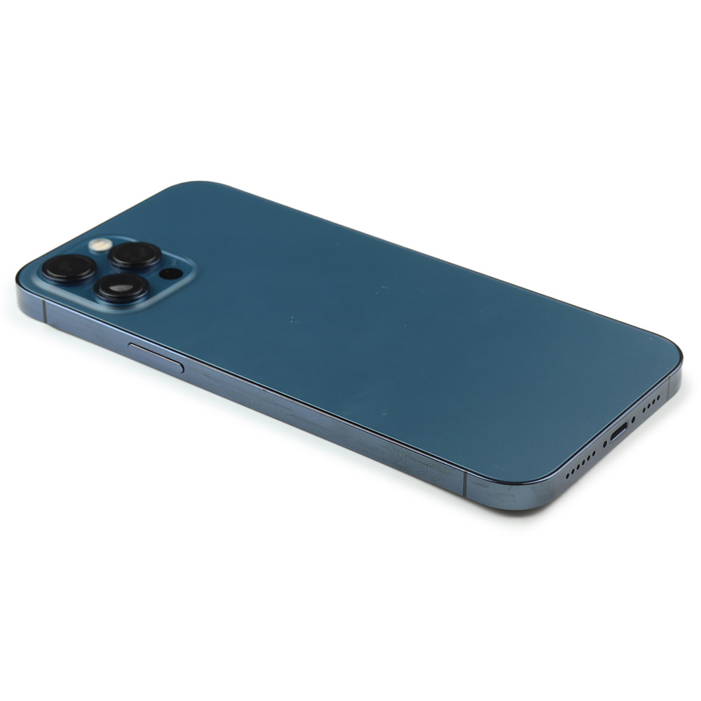 Apple Achterbehuizing met kleine onderdelen (EU-versie) voor iPhone 12 Pro Max Blauw Pulled