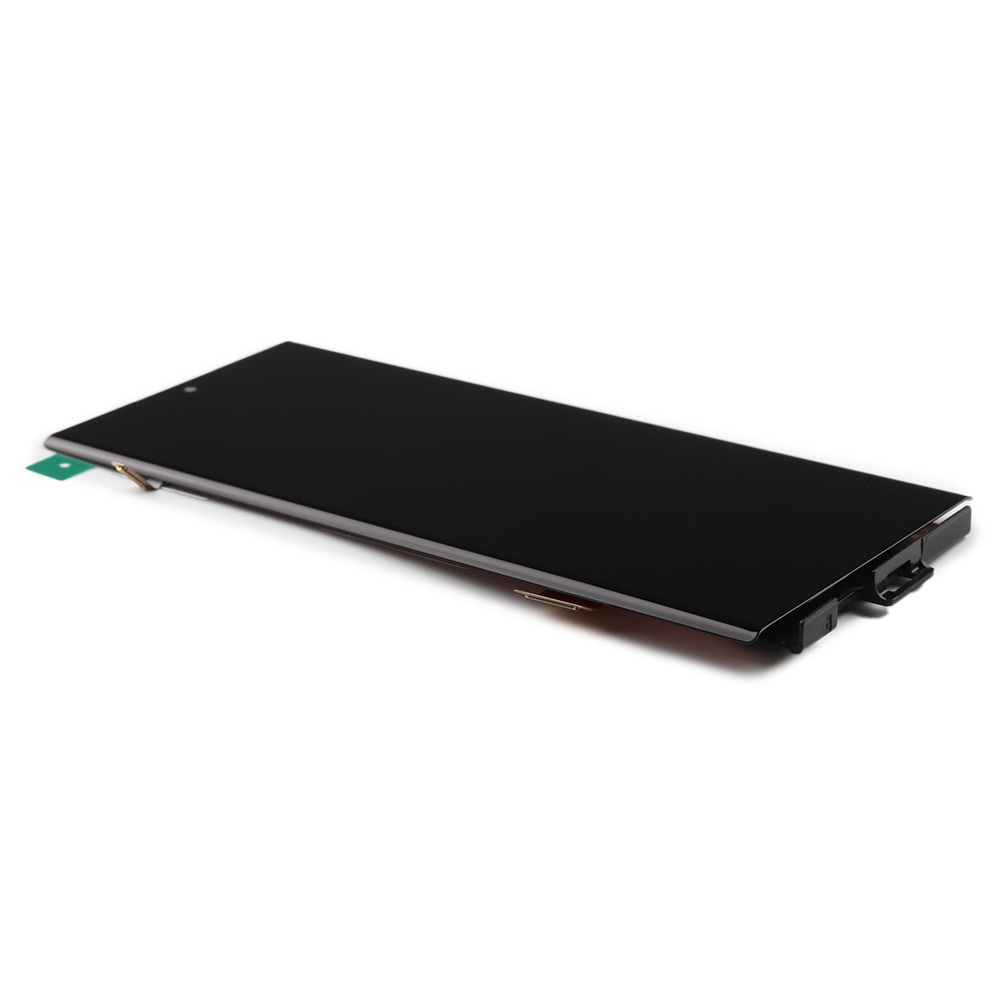 Samsung Scherm (zonder frame & plakstrip) voor Samsung Galaxy S22 Ultra (SM-S908B) Zwart Service Pack