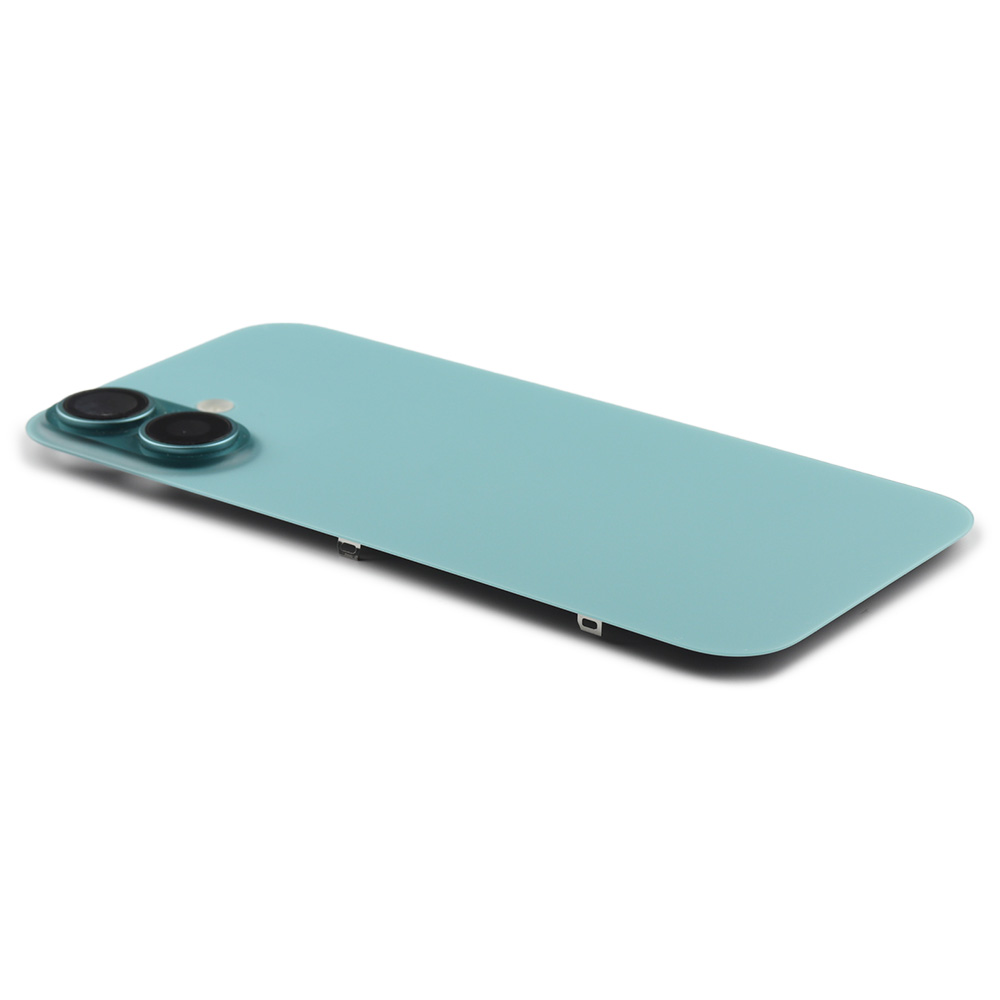 Apple Achterkant incl. cameralens, flitser en draadloos laden voor iPhone 16 Groen Pulled