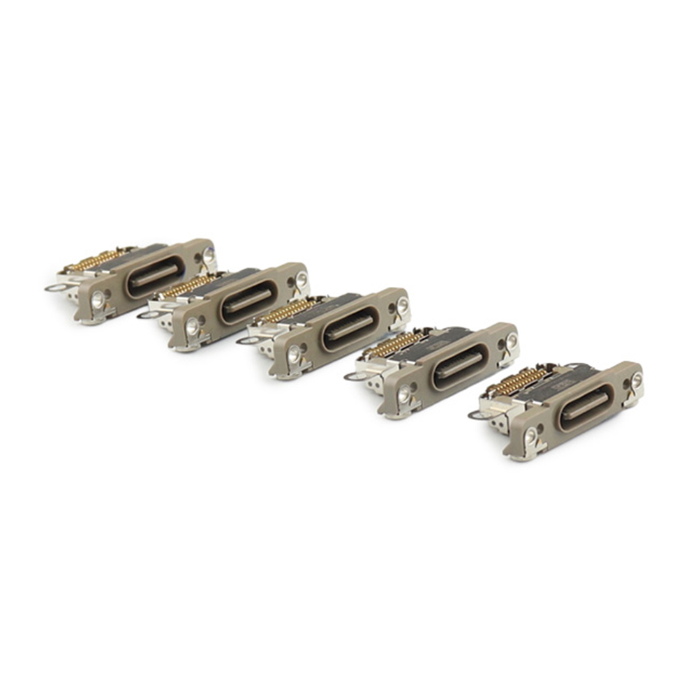 Apple Oplaadpoort (5 stuks, solderen vereist) voor iPhone 16 Pro /16 Pro Max Naturel Titanium Titanium OEM-Equivalent