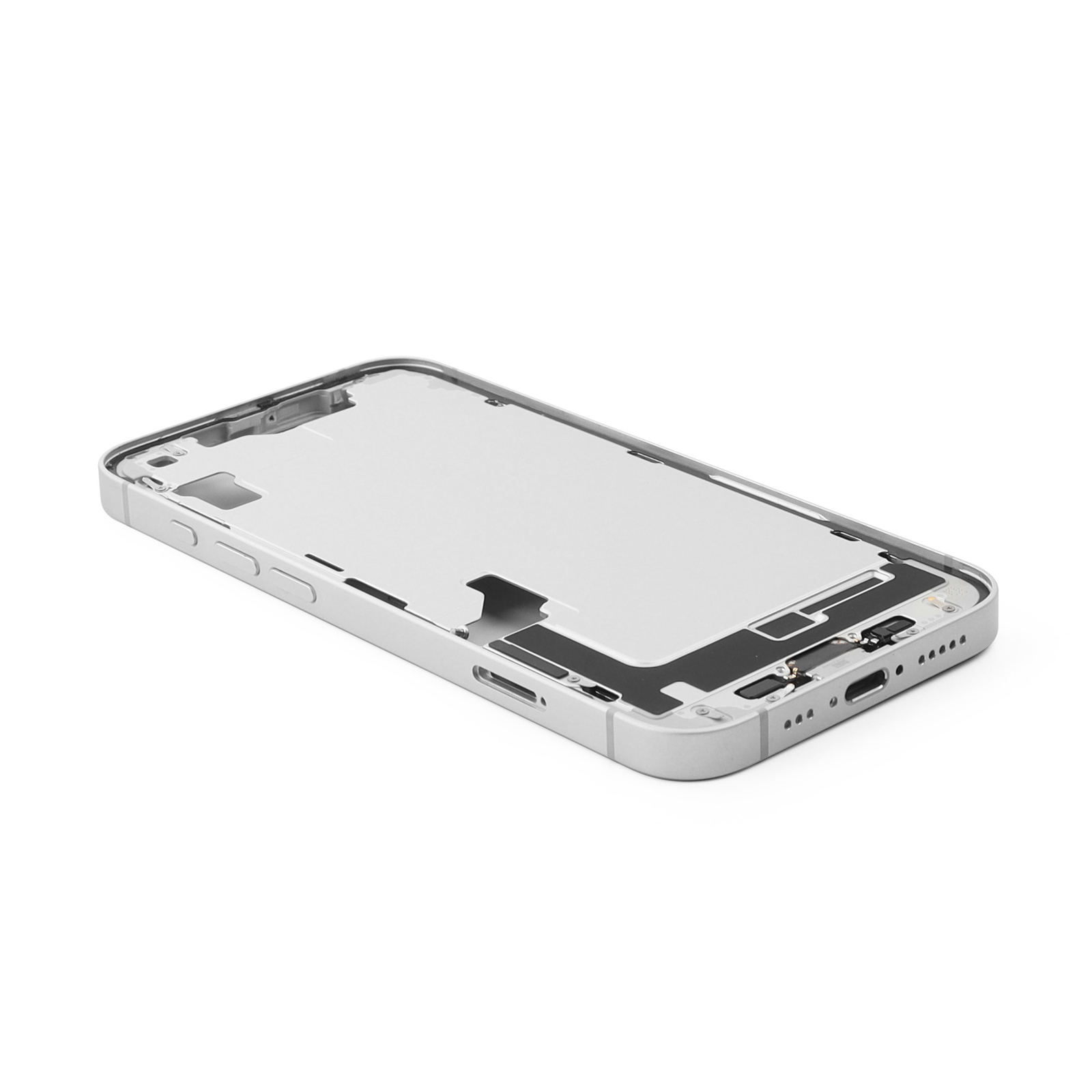 Middle Frame With Power And Volume Button For iPhone 16e (EU Version) White Pulled