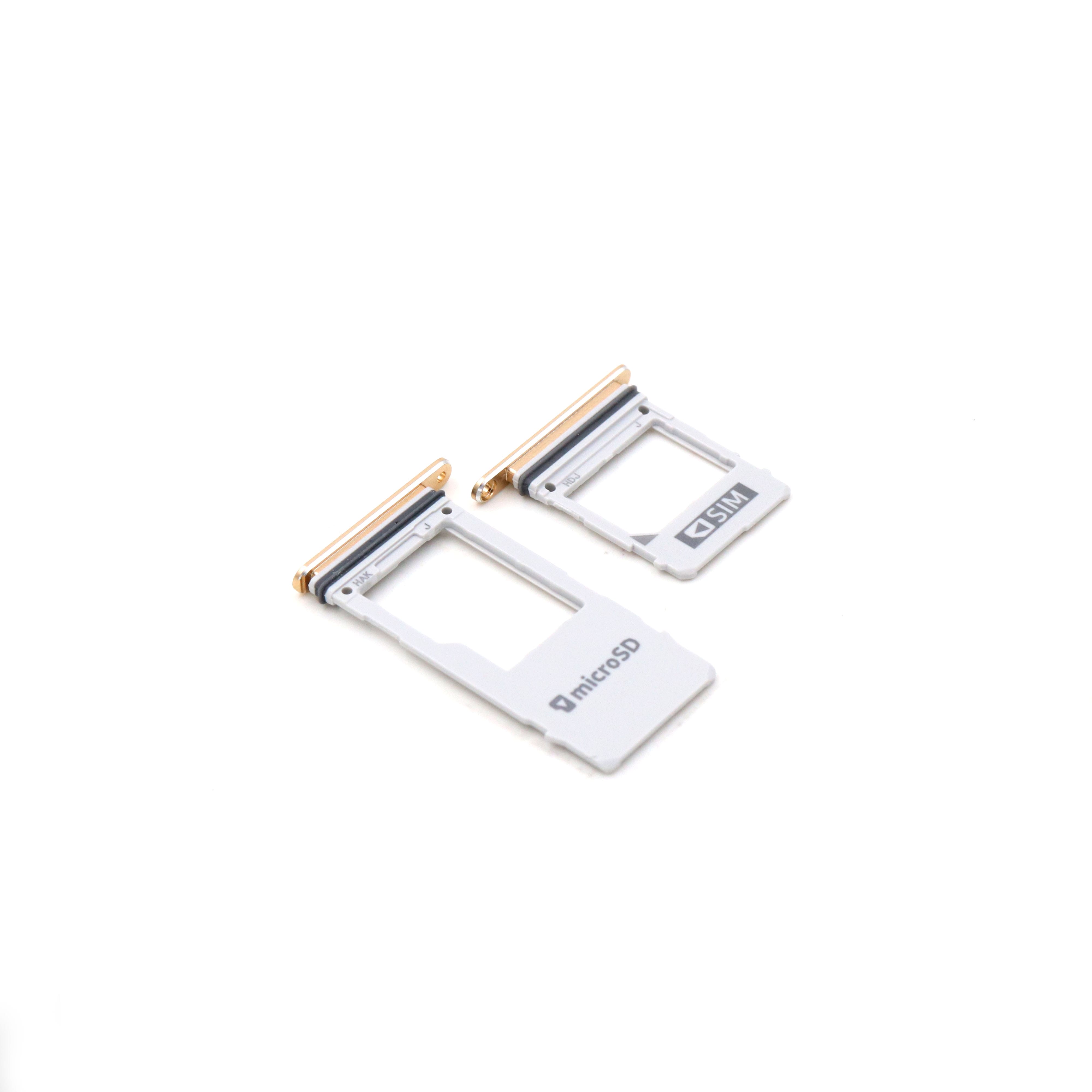 Samsung Nano-simkaarthouder voor Samsung Galaxy A8 2018 (A530F) Gold OEM-Equivalent