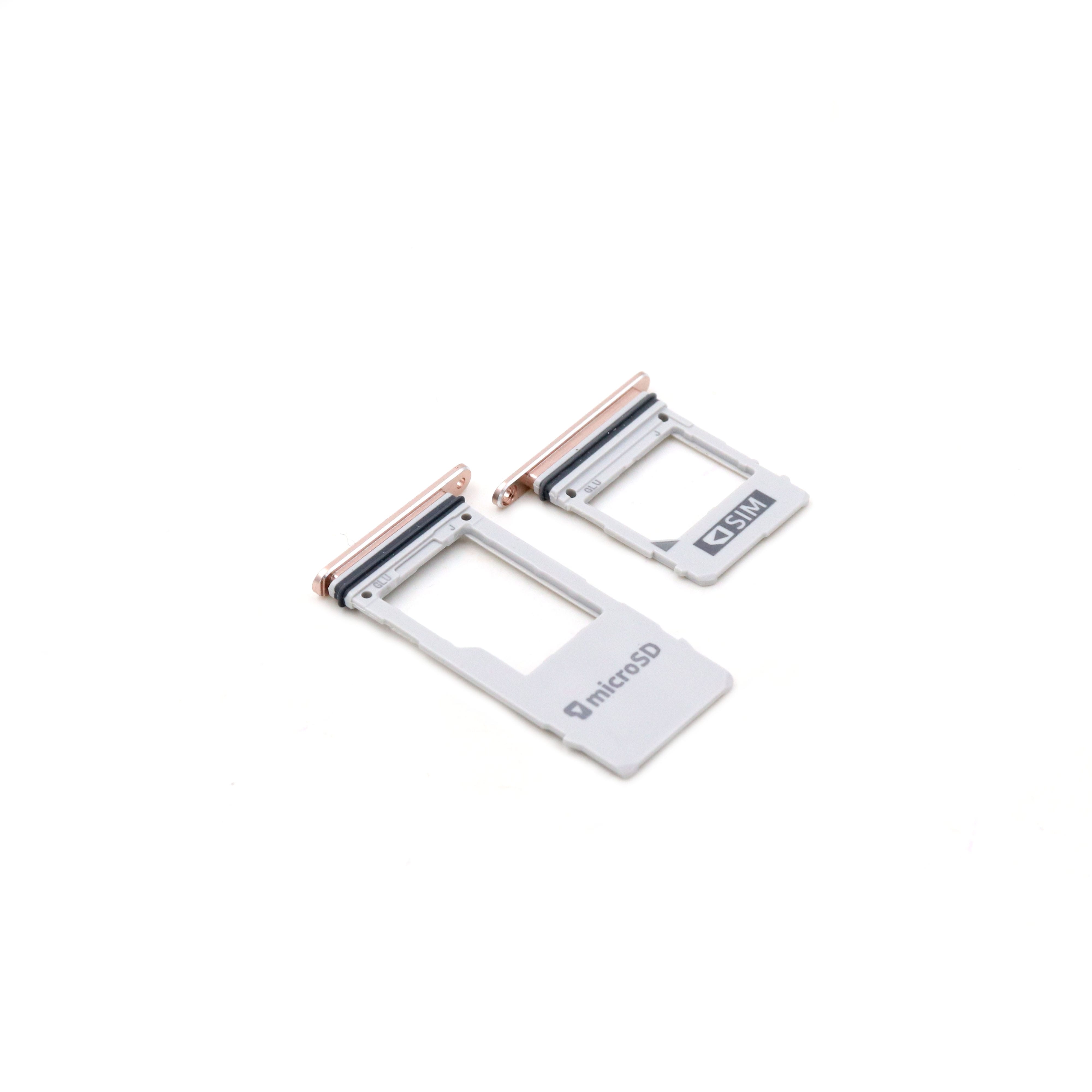 Samsung Nano-simkaarthouder voor Samsung Galaxy A8 2018 (A530F) Roze OEM-Equivalent